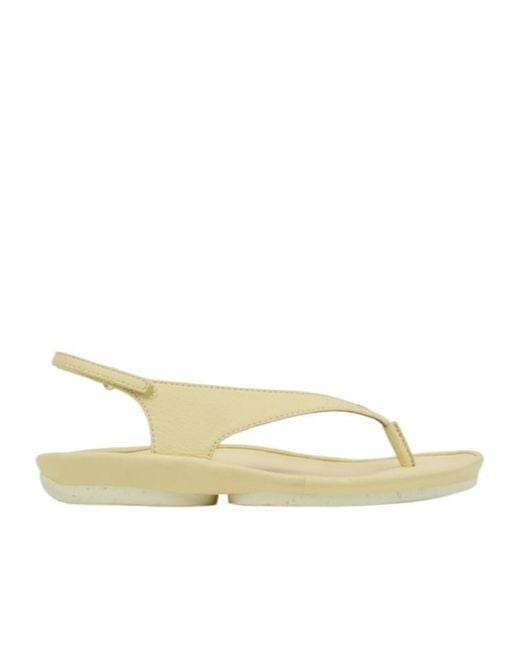 Camper Metallic Right Isla Leather Sandals