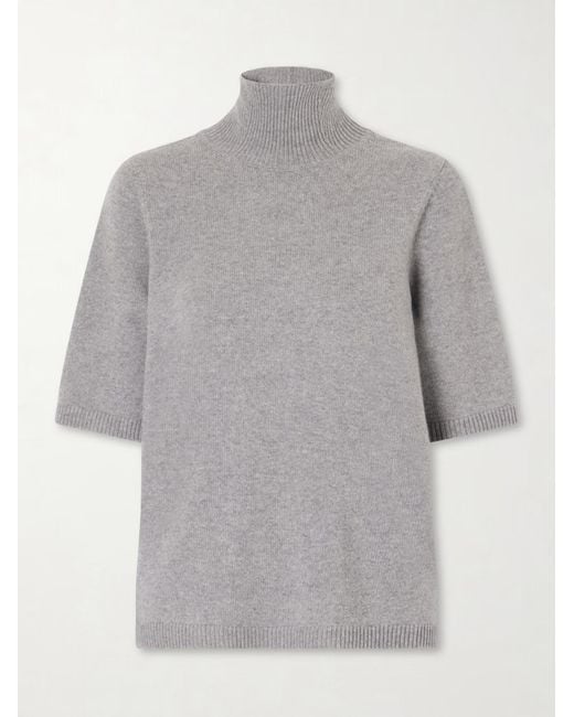 Alaïa Gray Alaïa Highneck Jumper