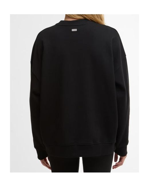 Barbour Blue Logo Crew Neck Sweatshirt