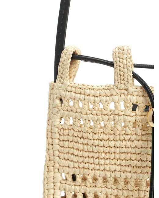 Loewe Metallic Logo-Embroidered Drawstring Pocket