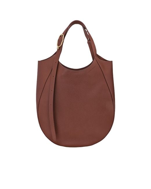 Longchamp Brown Le Foulonné Xl Tote Bag