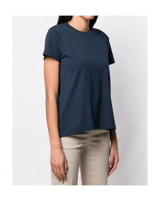 Aspesi Blue Relaxed Fit T-Shirt