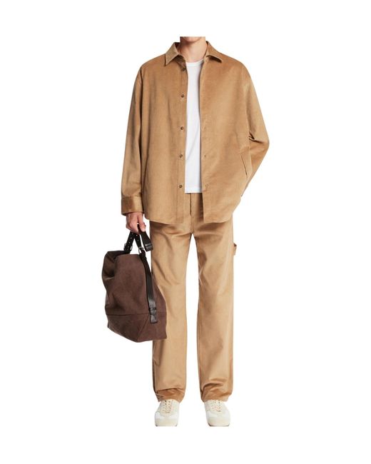 DARKPARK Brown Keanu Corduroy Shirt for men