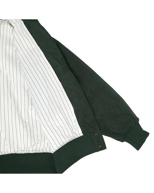 Nanamica Green Stand-Up Collar Jacket for men
