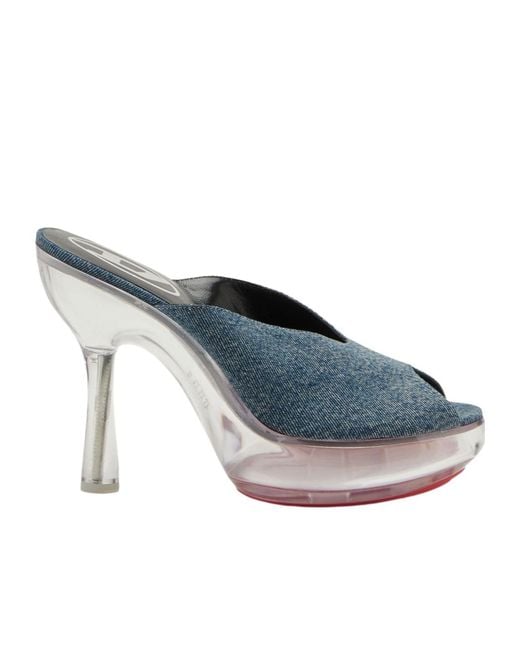 DIESEL Blue D-Lake Platform Mules