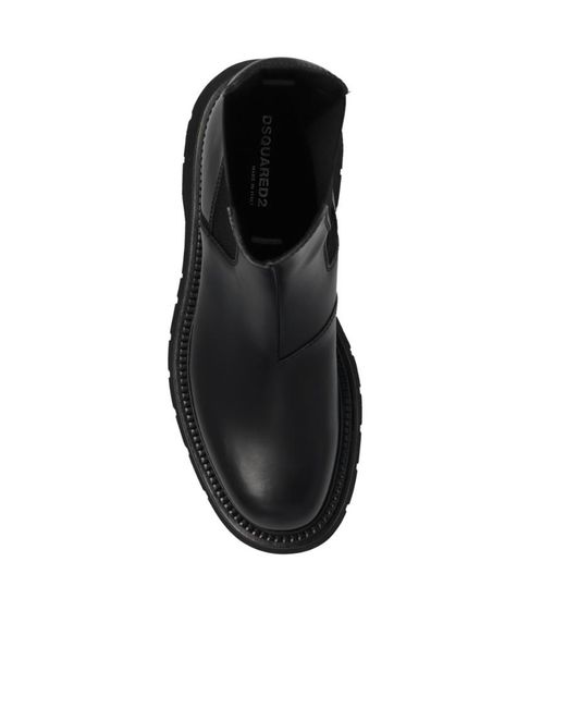 DSquared² Black Urban Chelsea Boots for men