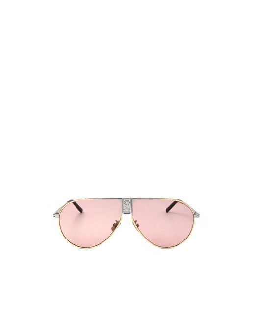 Dior Pink Aviator Sunglasses for men