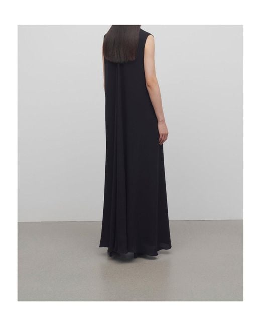 The Row Black Palau Sleeveless Dress