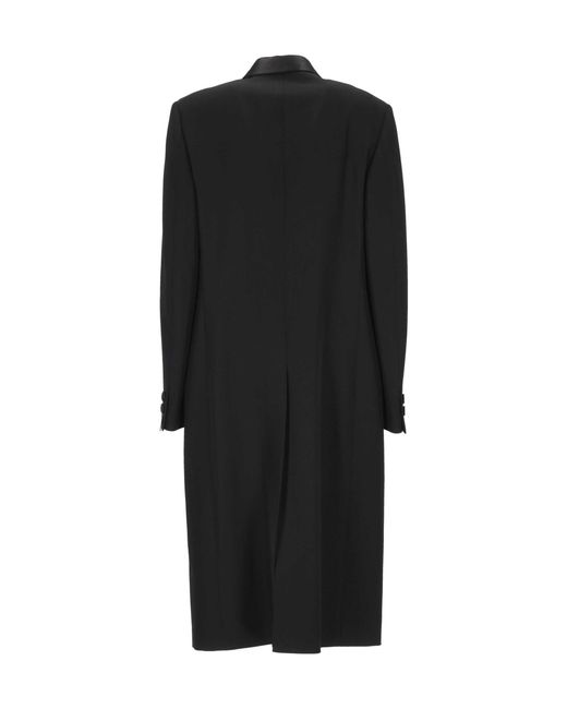 Fendi Black Single Breasted Trench Coat for men