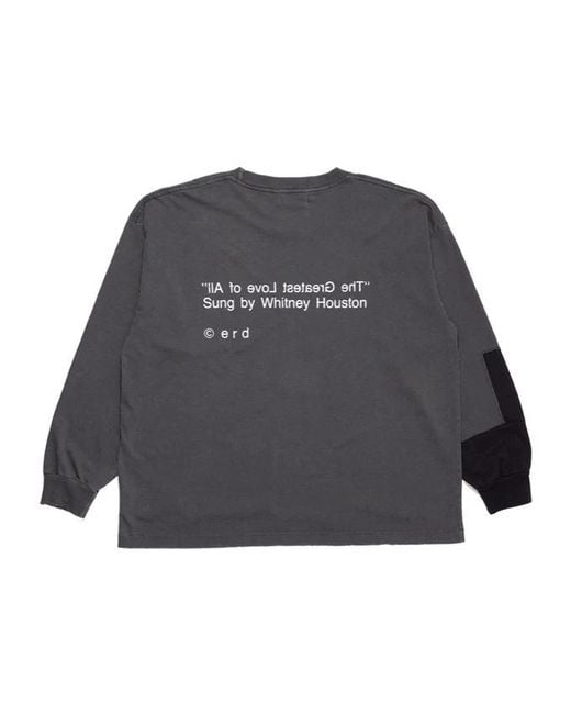 Enfants Riches Deprimes Gray Enfants Riches Déprimés The Greatest Love Of All Distressed T-Shirt for men