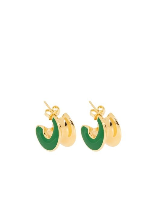 Bottega Veneta Yellow H Beam Small Earrings