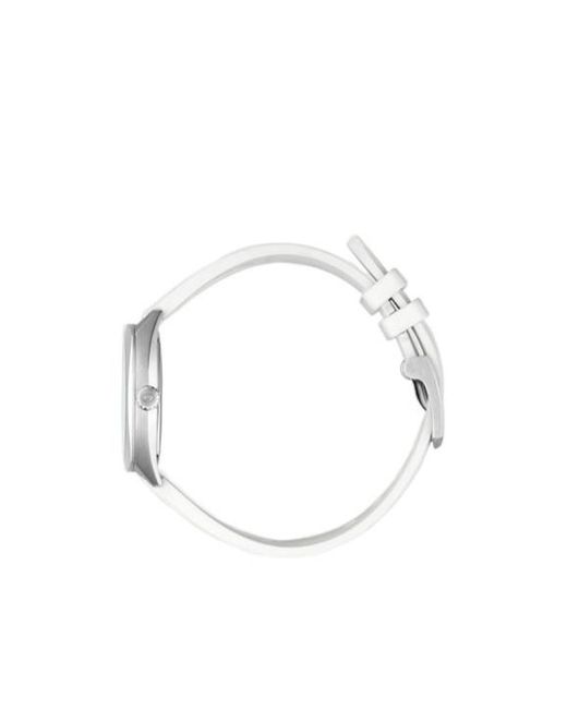 Gucci White Interlocking Watch, 29Mm