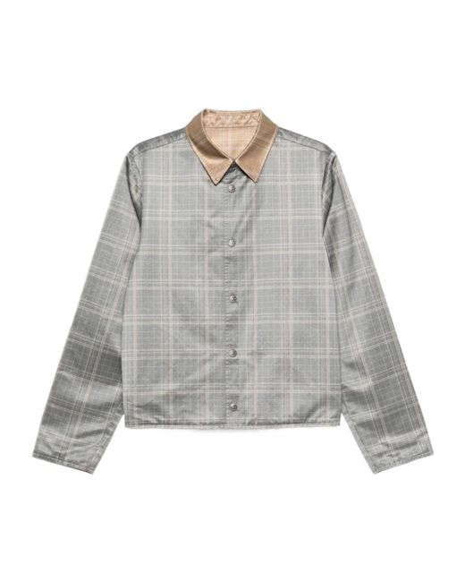 DIESEL Gray Reversible Casual Jacket for men