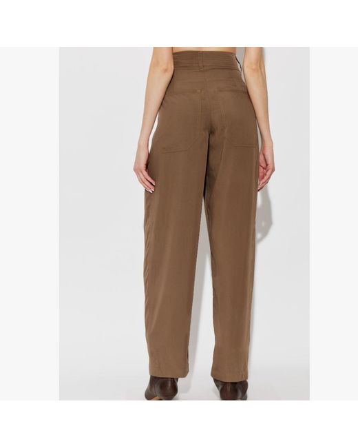 Isabel Marant Brown Inaya Drawstring Pants