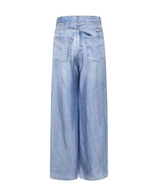 Pierre Louis Mascia Blue Casual Pants With Belt Loops