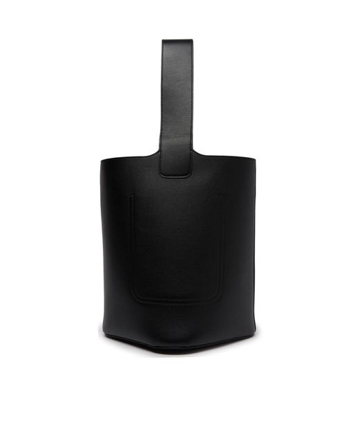 Loewe Black Pebble Bucket Shoulder Bag