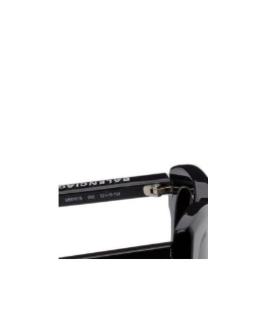Balenciaga Black Eyewear Rectangular Frame Sunglasses for men