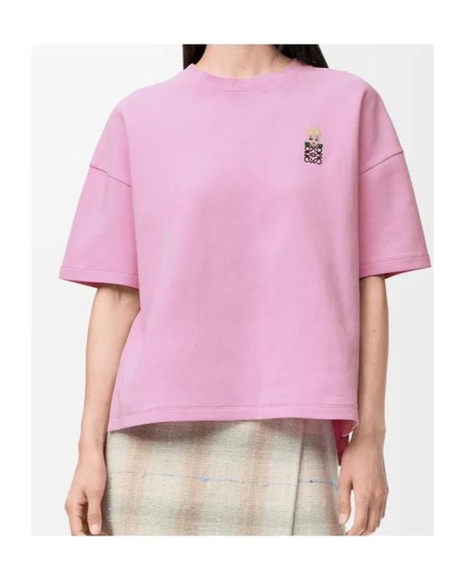 Loewe Pink Regular Fit T-Shirt