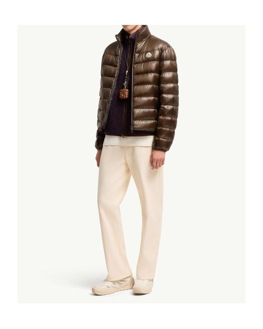 Moncler Brown Sergesta Packable Short Down Jacket for men