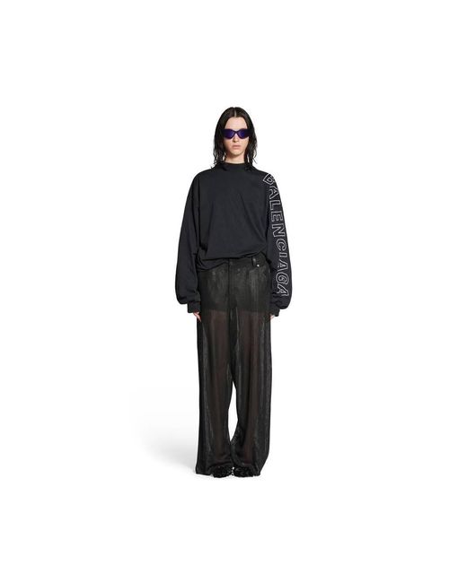 Balenciaga Gray Pantaloni Trasparenti for men