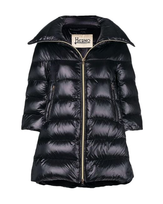 Herno Black Zip Down Jacket