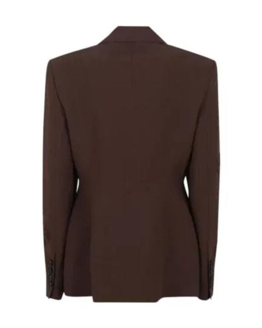 ERMANNO FIRENZE Brown Double-Breasted Blazer