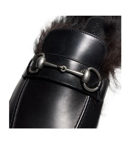 Gucci Black Casanova Horsebit Mule
