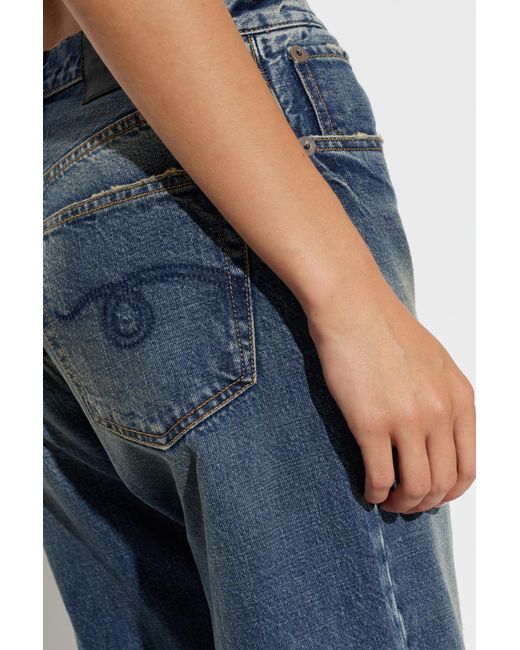R13 Blue Belt-Loop Jeans