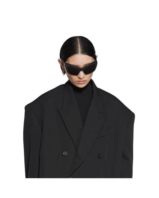 Balenciaga Black Folded Tailored Jacket