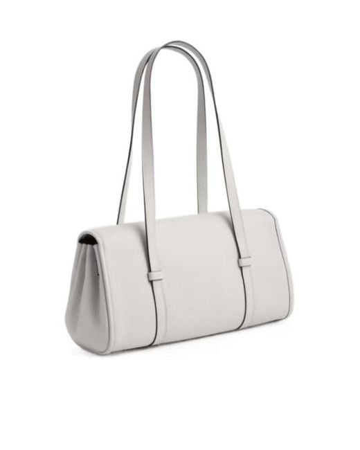 COACH White Bridget Flap Shoulder Bag