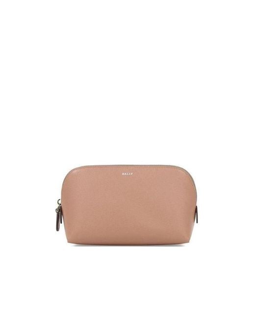 Bally Pink Wrap Zipper Wallet