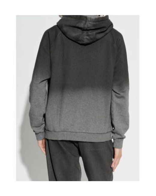 Moschino Gray Ombre Logo Hoodie for men