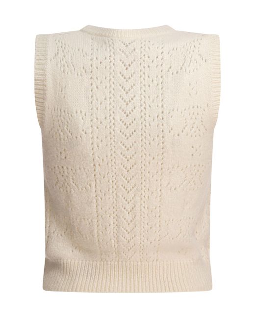 Céline Natural Crew Neck Sweater