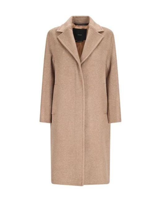 Max Mara Natural Ardenne Long-Sleeved Coat