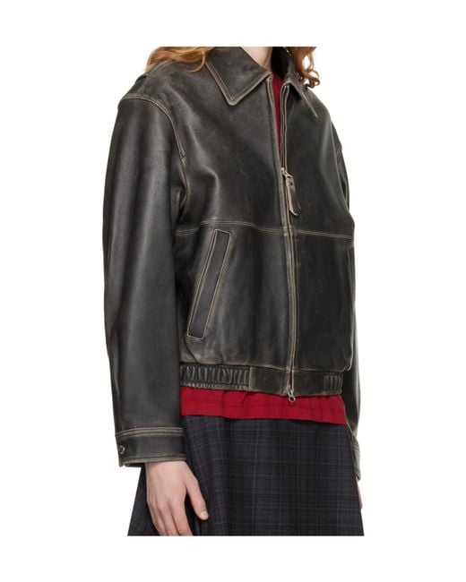 DUNST Black Brushed Zip Drizzler Jacket