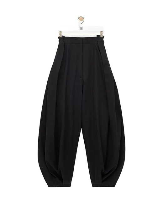 Loewe Black Draped Trousers