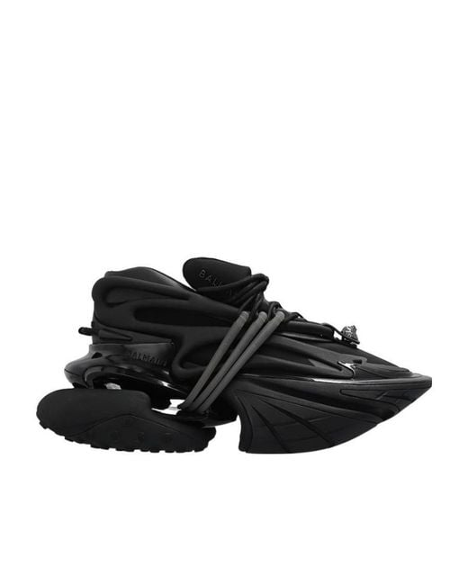 Balmain Black Unicorn Low-Top Sneakers for men