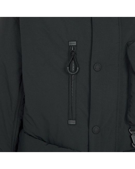 Moncler Black Long-Sleeved Down Jacket for men