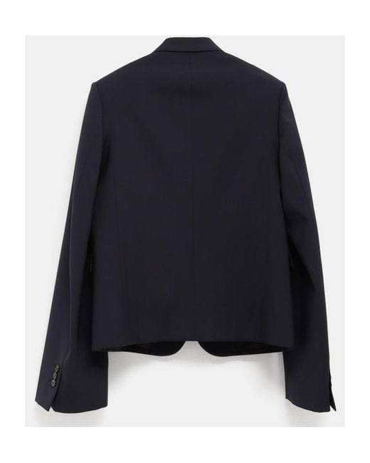 Loewe Blue Single-Breasted Tailored Blazer