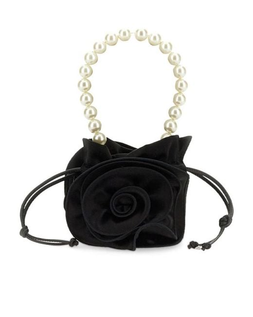 Magda Butrym Black Embellished Small Tote Bag
