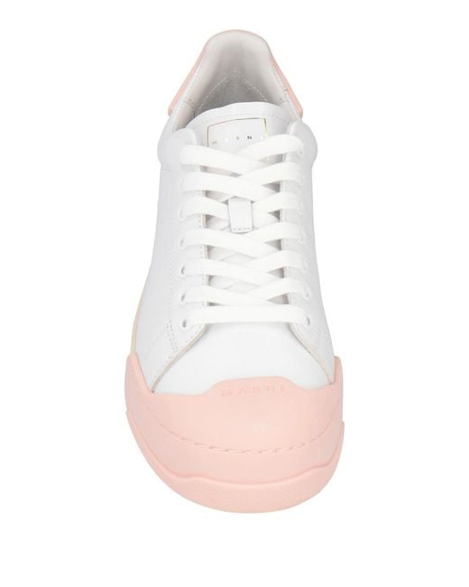 Marni White Low-Top Casual Shoes