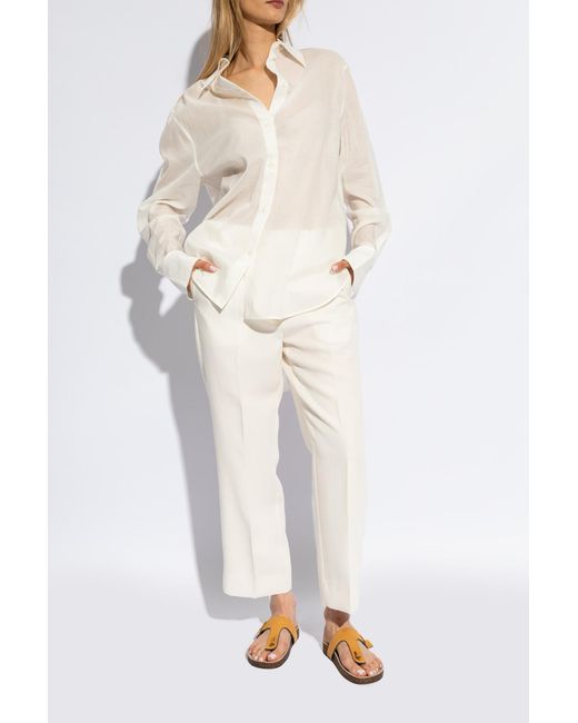 Tory Burch Brown Toe Slippers