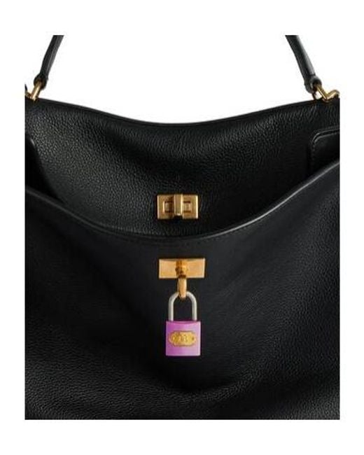 Balenciaga Pink Bb Padlock Shaped Charm