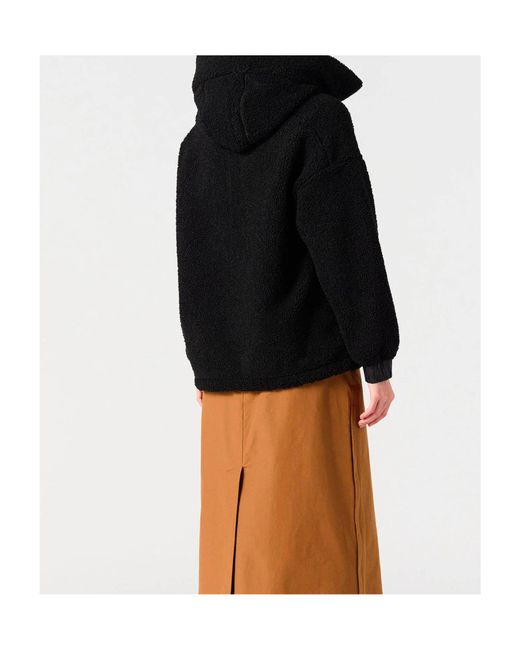Parajumpers Black Hooded Casual Jacket