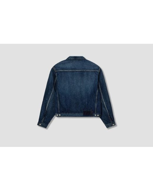 Visvim Blue Long-Sleeved Denim Jacket for men
