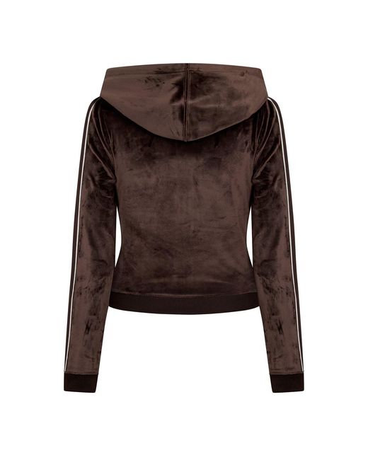 Nike Brown Hooded Zip-Up Sweatshirt