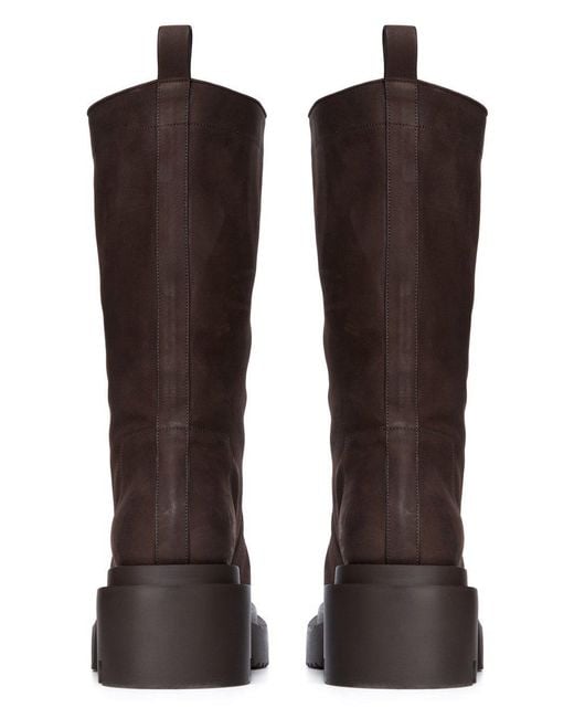Rick Owens Brown Pull On Bogun Boots for men