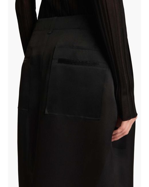 Khaite Black Lucian Skirt