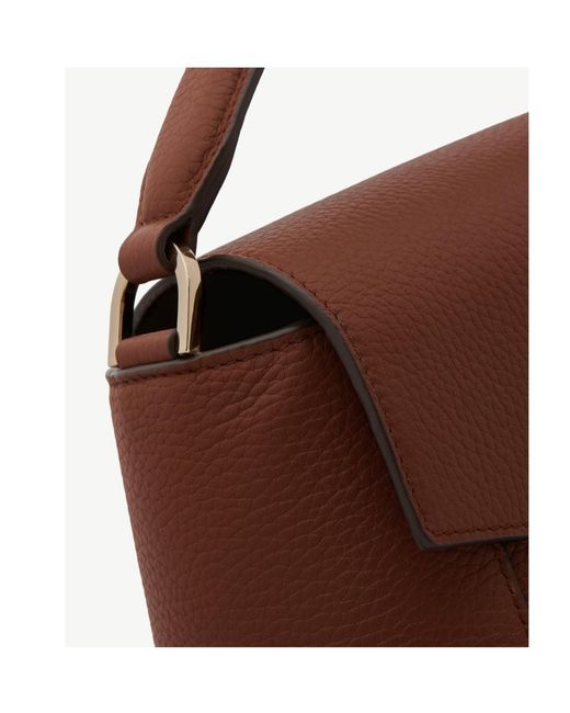 Strathberry Brown Mosaic Leather Tote Bag
