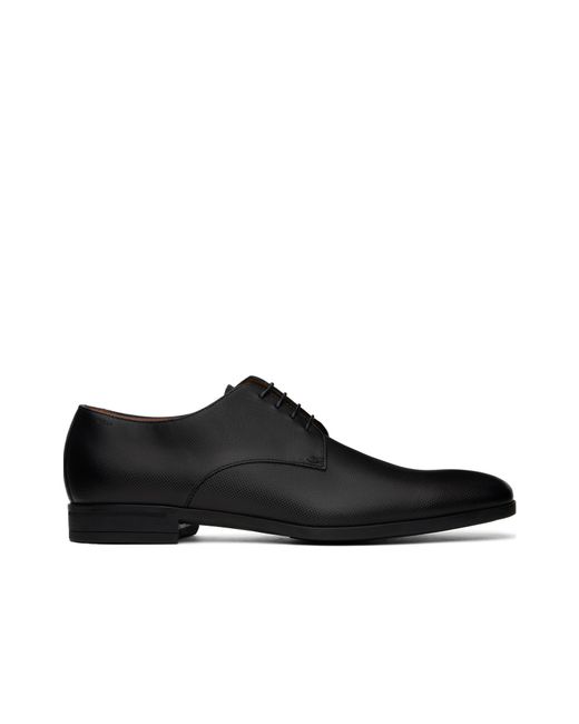 Boss Black Structured Leather Derbys for men
